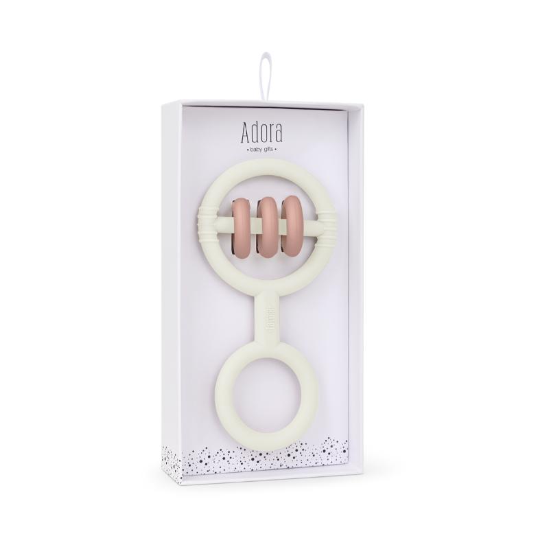Bebe Rattle Teether Vanilla