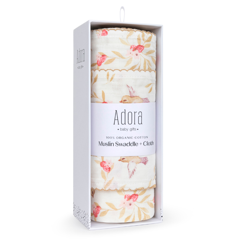 Vine Girls Swaddle + Cloth