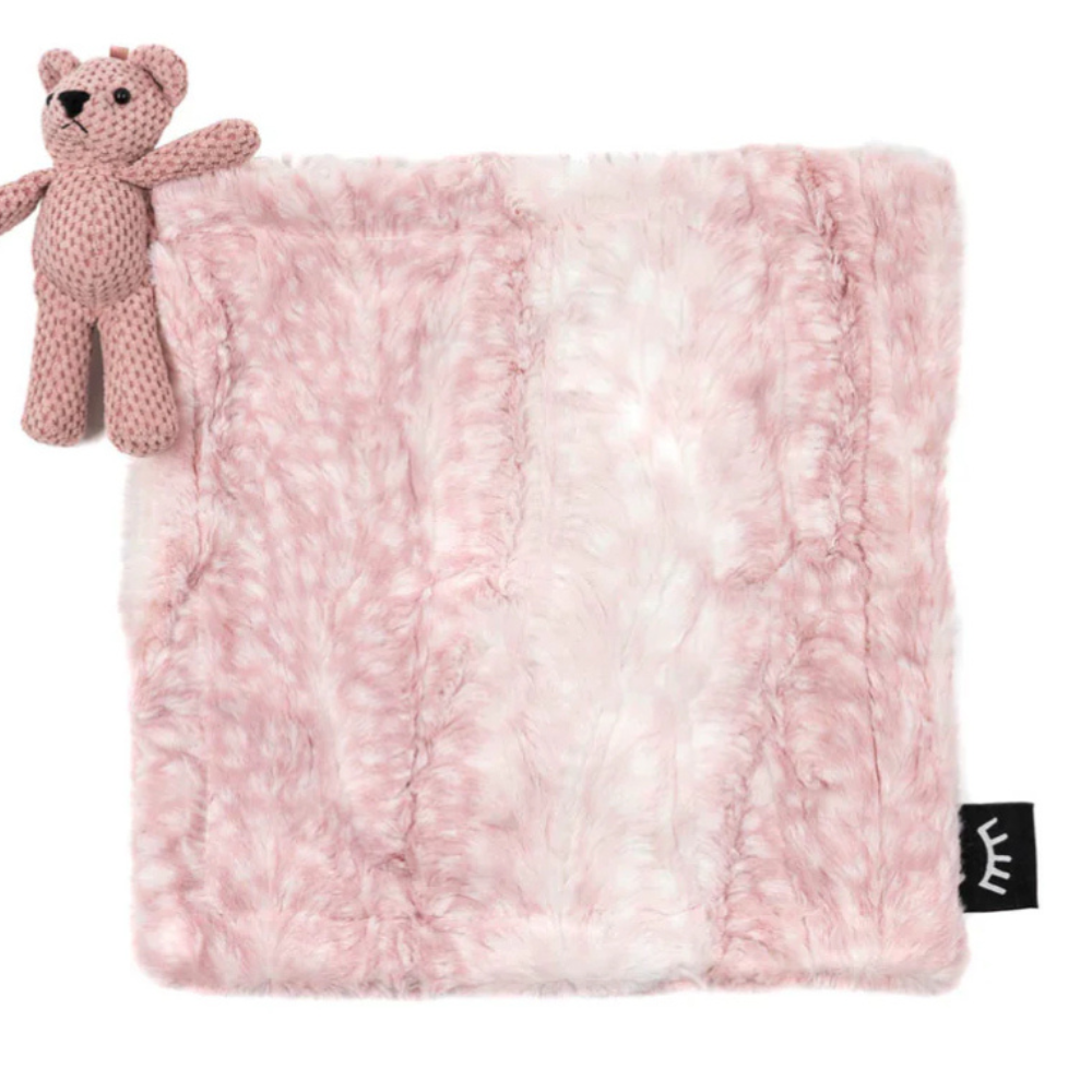 Cibirian Mauve Bear Minky Lovey