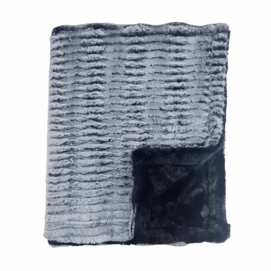 Ziggy Navy Blanket