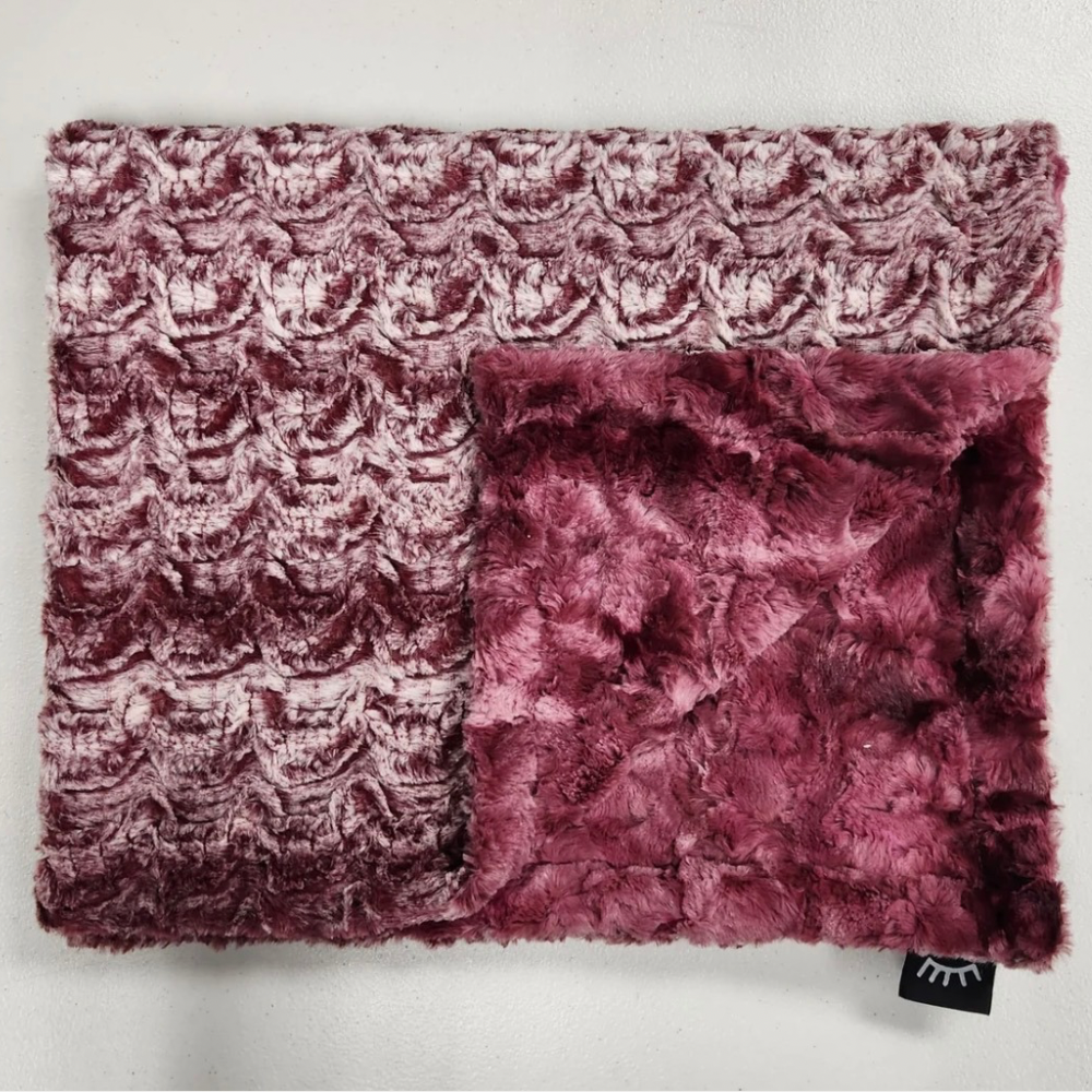 Princess Smokey Merlot Minky Blanket