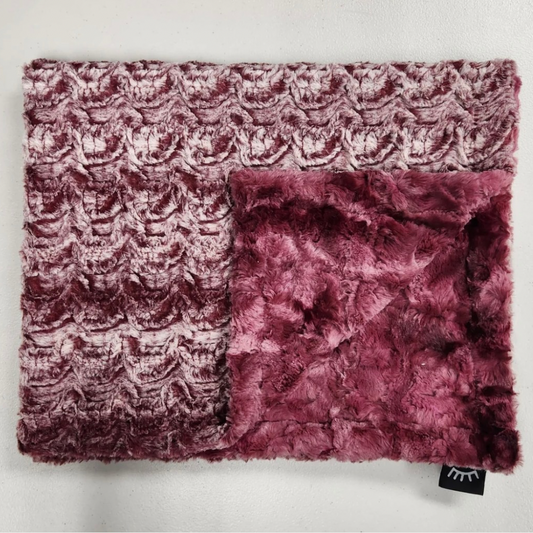 Princess Smokey Merlot Minky Blanket