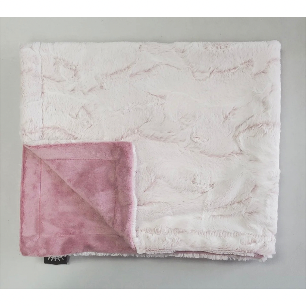 Cuddle Frosted Woodrose Minky Blanket